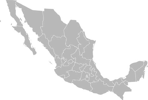 Mexico Map Png Png Image Collection
