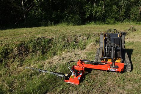 Mini Skid Steer Sickle Mower Attachment Mow Ditches Roadsides And
