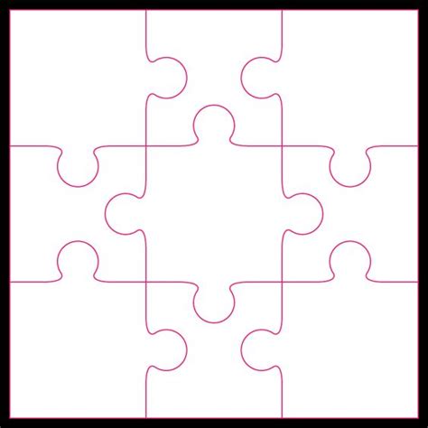 9 Piece Jigsaw Puzzle Clipart Best
