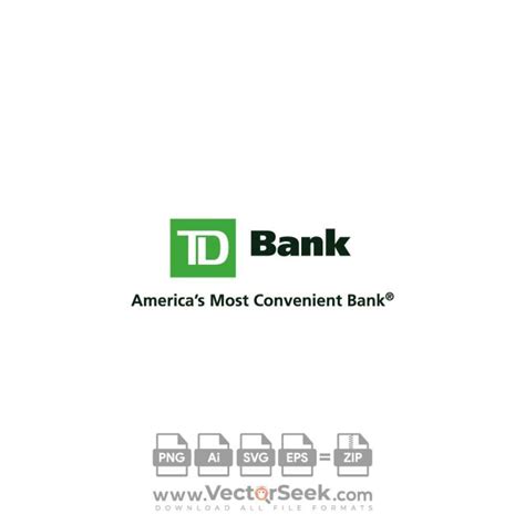 Td Bank With Tagline Logo Vector Ai Png Svg Eps Free Download