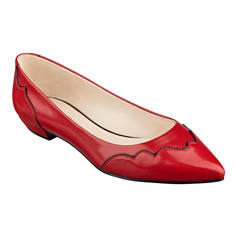 Nine West Tiedye Pointed Toe Flats In Red Lyst