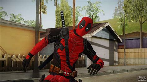 Un montón de código mejorado respecto a los. Deadpool The Movie Skin para GTA San Andreas