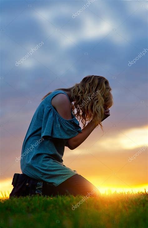 Praying At Sunset — Stock Photo © Kevron2002 86642490