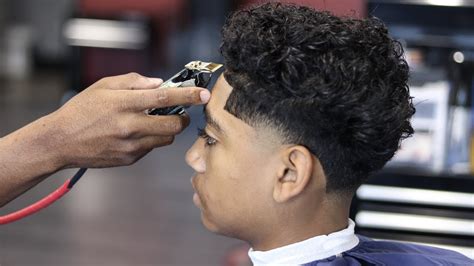 Maybe you would like to learn more about one of these? BARBER TUTORIAL: TAPER FADE | CURLY TOP | SHEAR WORK - YouTube
