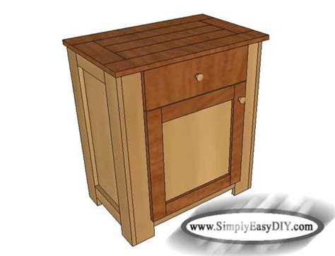 Bedside Table Free Woodworking