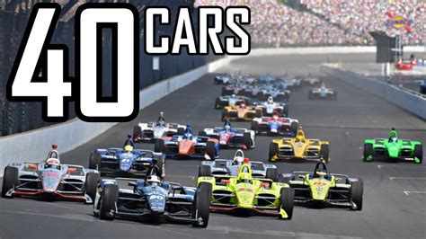 40 Cars At The 2019 Indy 500 Youtube