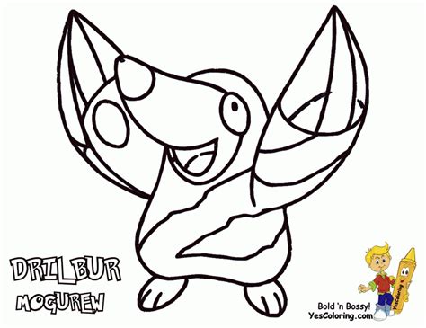 Axew Pokemon Coloring Pages Coloring Pages