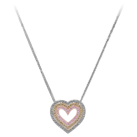 round diamond open heart pendant necklace at 1stdibs diamond open heart necklace open heart