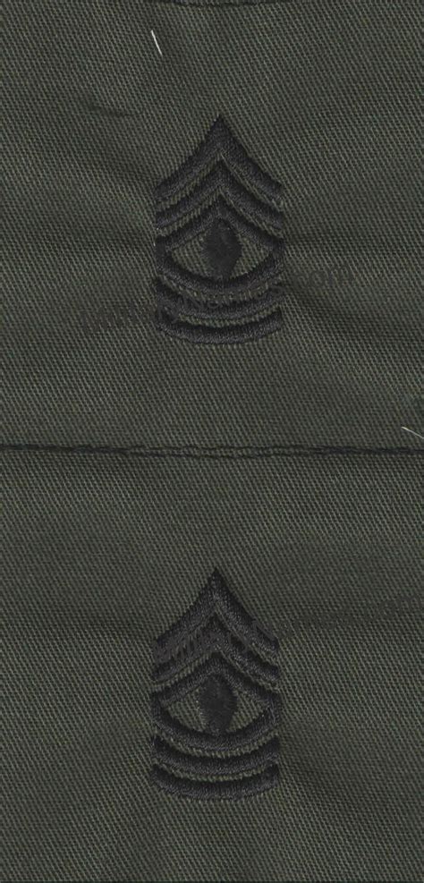 Army Olive Drab Collar Sew On Ranks