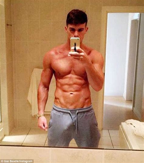 geordie shore s gaz beadle sends fans wild with his latest shirtless instagram selfie daily