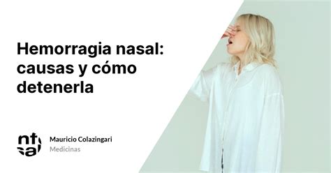Hemorragia Nasal Pode Indicar