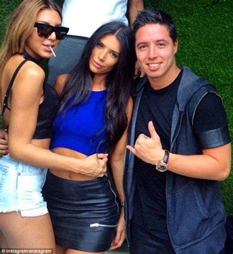 samir nasri keeps the party going with girlfriend anara atanes in la while france prepare for