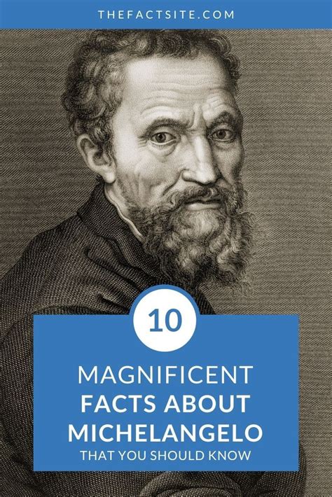 10 Magnificent Facts About Michelangelo The Fact Site