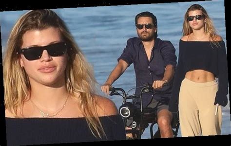 Sofia Richie Flashes Her Abs During Sunset Stroll With Scott Disick