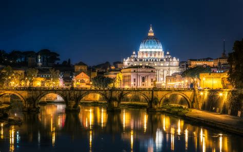 Shop the top 25 most popular 1 at the best prices! Bilder von Rom Italien Vatican City Brücken Nacht Flusse Tempel