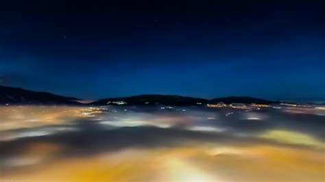 Free Images Fog Drone Evening Hail Sky Nature Blue Atmosphere