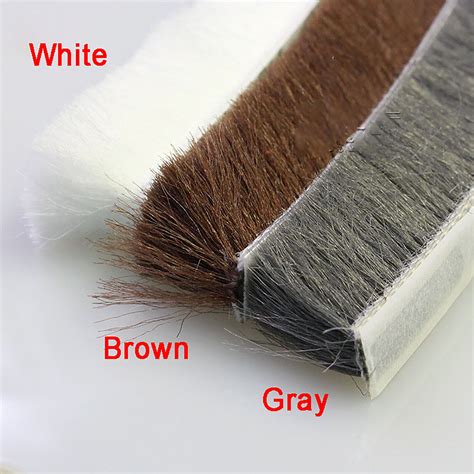 Self Adhesive Hairy Door Window Draught Excluder Brush Pile Seal Draft