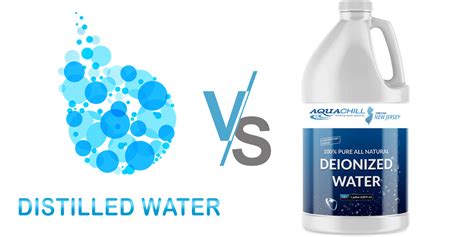 The Difference Between Distilled And Deionized Water