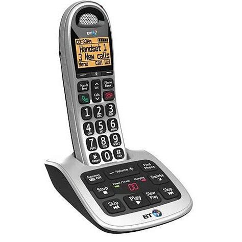 Bt 4500 Single Handset Dect Telephone With Answering Machine Ref 69266