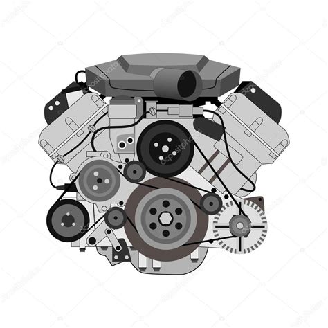 Car Engine Vector Illustration Stock Vector Image By ©chel11 122418728