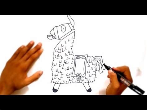 Drawing dj younder(llama skin) from fortnite battle royale square size: Sketch Fortnite Llama Drawing | Fortnite Cheat Codes On Mobile