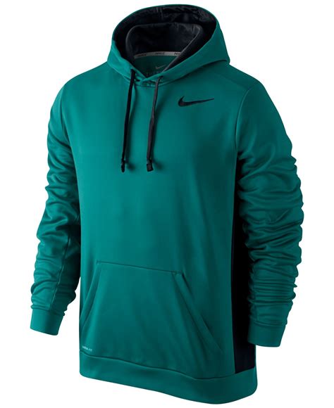 Nike Ko 30 Therma Fit Pullover Hoodie In Green For Men Radiant Emerald