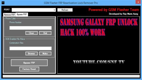 All Samsung GSM Flasher Frp Tool Pro Latest Frp Unlocking Tool Working YouTube