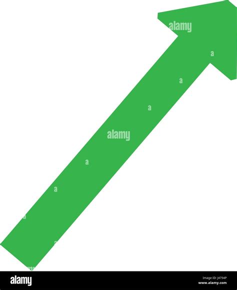 Negocio Creciente Flecha Sobre Fondo Blanco El Lucro Flecha Verde Imagen Vector De Stock Alamy
