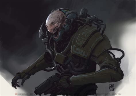 Alien Soldier Concept Art