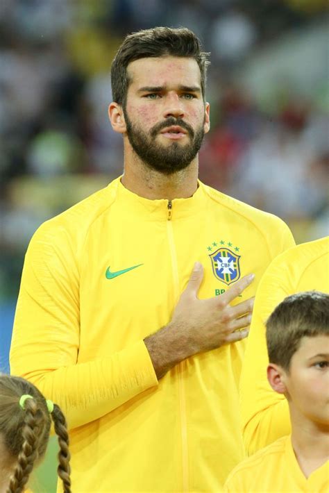 Moscow Russia June Goalkeeper Of Brazil Alisson Becker During