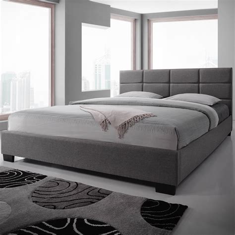 On the other hand, a double bed is a superb option for guest. New Double Size Fabric Bed Frame - Light Grey