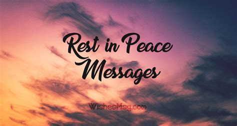 200 Rest In Peace Messages And Rip Quotes Wishesmsg