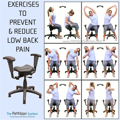 Amazing Stretches For Back Pain Relief The Wobble Chair Helps Move The Hips Low Back When Doing