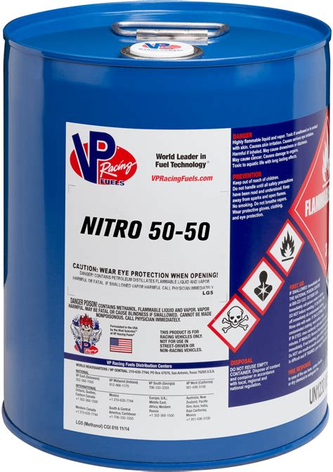 Nitromethane Fuel Vp Nitro 50 50 Vp Racing Fuels