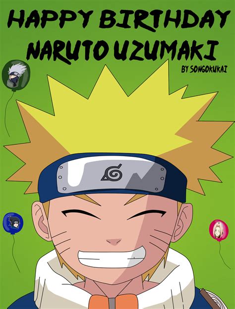 Happy Birthday Naruto Uzumaki By Krizeii On Deviantart