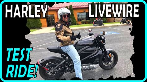 Harley Livewire Test Ride Harley Davidson Demo Tour Youtube