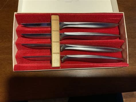 Gerber Legendary Blades Miming Set Of 4 Steak Or Paring Knives In Box