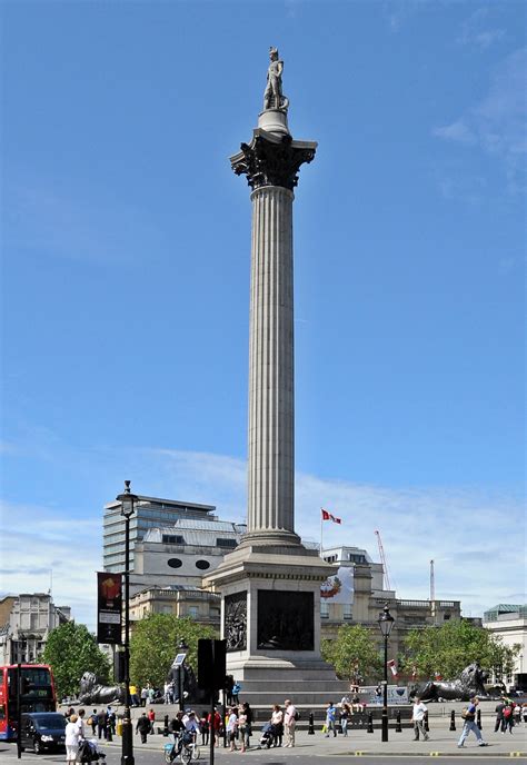 Filenelsons Column Trafalgar Square London Wikimedia Commons