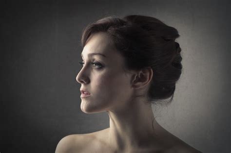 Premium Photo Dramatic Face Of A Woman