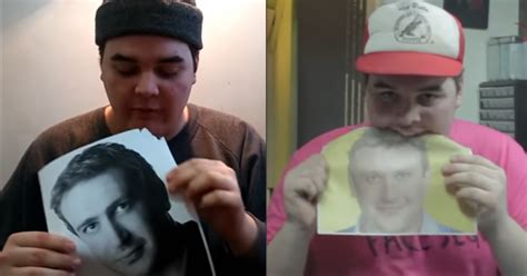 A Nutjob Is Eating A Photo Of Jason Segel Every Day Until Jason Segel