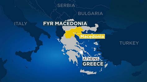 Greece And Fyr Macedonia Name Dispute The Controversial Feud Explained Euronews