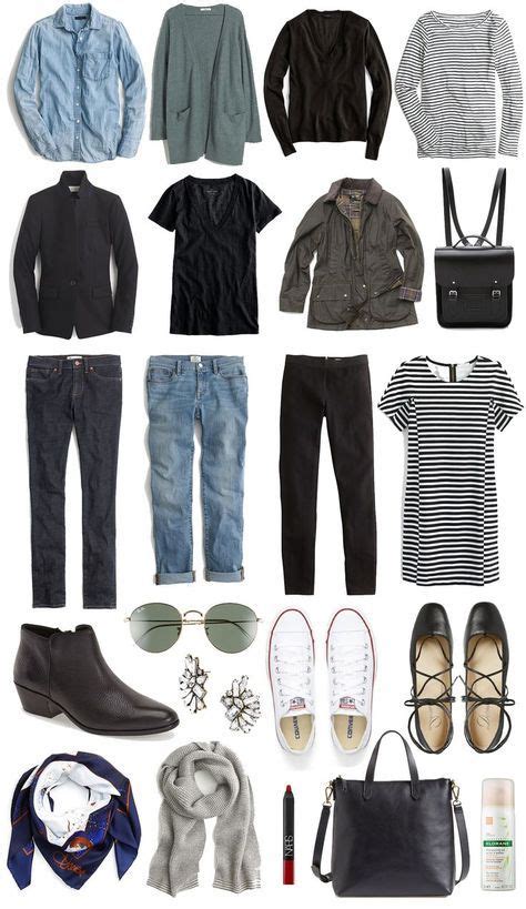 A Travel Capsule Wardrobe Your Ultimate Packing List Travel Packing Outfits Capsule Wardrobe