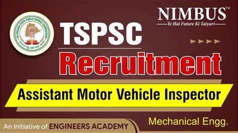 TSPSC AMVI Recruitment 2023 Telangana Assistant Motor Vehicle