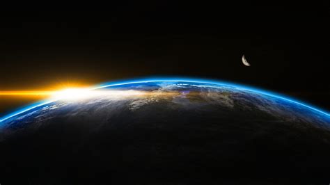 Download 1920x1080 Wallpaper Earth Planet Space Moon