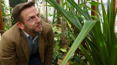 Bbc Radio 2 Head Gardener Nick Bailey Admires His Tropical Screw Pine
