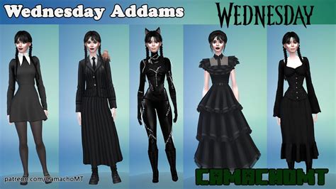 Wednesday Addams Wednesday Sims 4 Youtube