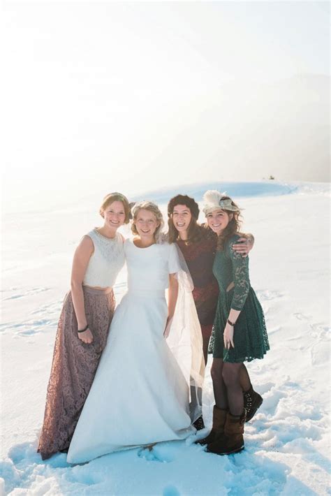 Charming Wintertime Mountain Wedding In Switzerland