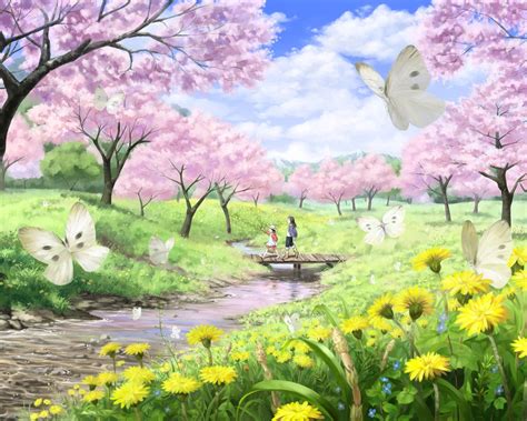 【1280x1024】美丽的春天风景桌面壁纸 彼岸桌面