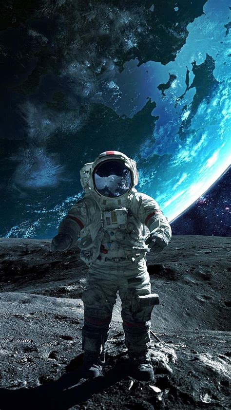 Astronaut In Space Wallpaper Walltwatchesco