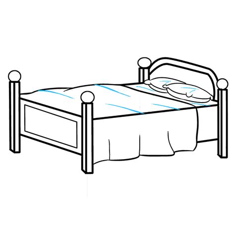 How To Draw Bed Sheets At How To Draw